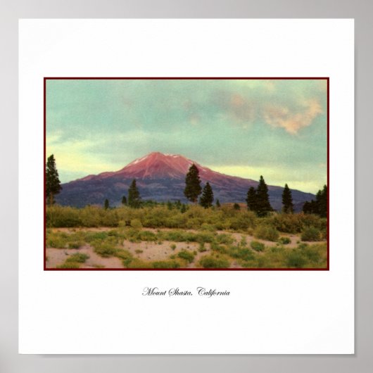 Mount Shasta Poster (Voorkant)