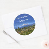 Mount Shasta Ronde Sticker (Envelop)