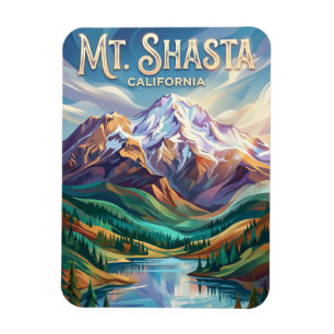 Mount Shasta USA Magneet