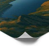 Mount Shasta Vintage Travel Poster - Noord-Cali (Hoek)