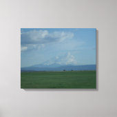Mount Shasta Weerbarstige Bruid 1 Canvas Afdruk (Voorkant)