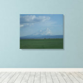 Mount Shasta Weerbarstige Bruid 1 Canvas Afdruk (Insitu (Houten vloer))
