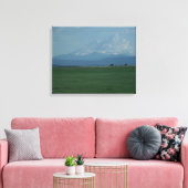 Mount Shasta Weerbarstige Bruid 2 Canvas Afdruk (Insitu (Woonkamer))