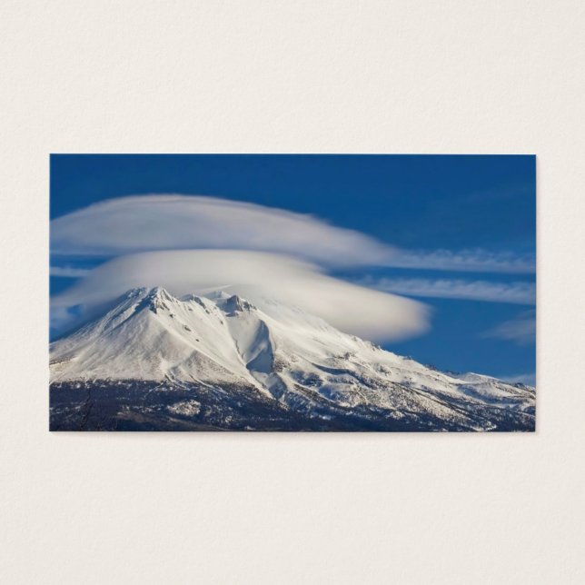 ~ Mount Shasta's Lenticulars ~ Visitekaartje (Voorkant)