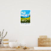 Mount Shkhara Georgia Reisprint Poster (Keuken)