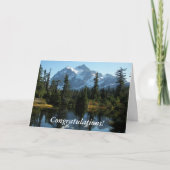Mount Shuksan Landscape Foto Gefeliciteerd Kaart (Voorkant)