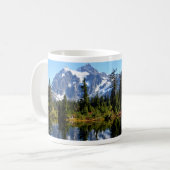 Mount Shuksan op een zonnige dag Koffiemok (Voorkant links)