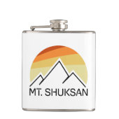 Mount Shuksan Washington Retro Heupfles (Voorkant)
