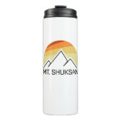 Mount Shuksan Washington Retro Thermosbeker (Voorkant)