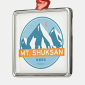 Mount Shuksan Washington sterren maan Metalen Ornament (Links)