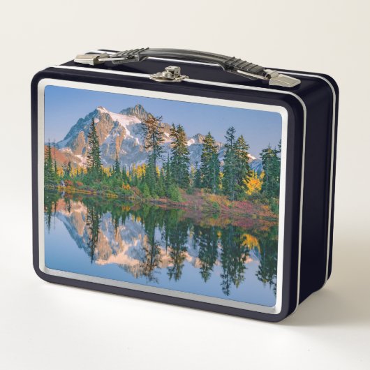 Mount Shuksan weerspiegeld in Reflection Lake (Voorkant)