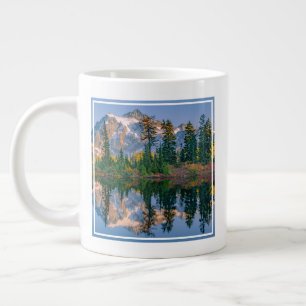 Mount Shuksan weerspiegeld in Reflection Lake Grote Koffiekop