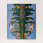 Mount Shuksan weerspiegeld in Reflection Lake Legpuzzel (Verticaal)