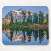 Mount Shuksan weerspiegeld in Reflection Lake Muismat (Voorkant)