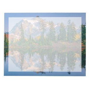 Mount Shuksan weerspiegeld in Reflection Lake Notitieblok