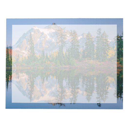 Mount Shuksan weerspiegeld in Reflection Lake Notitieblok (Voorkant)