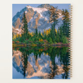 Mount Shuksan weerspiegeld in Reflection Lake Planner (Achterkant)