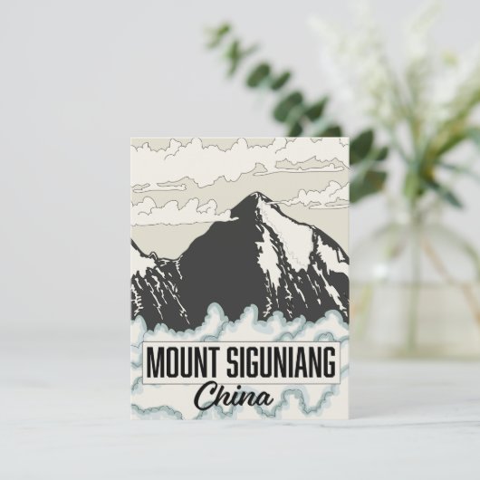 Mount Siguniang China (Staand voorkant)