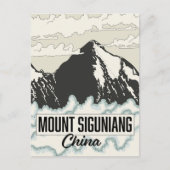 Mount Siguniang China Briefkaart (Voorkant)