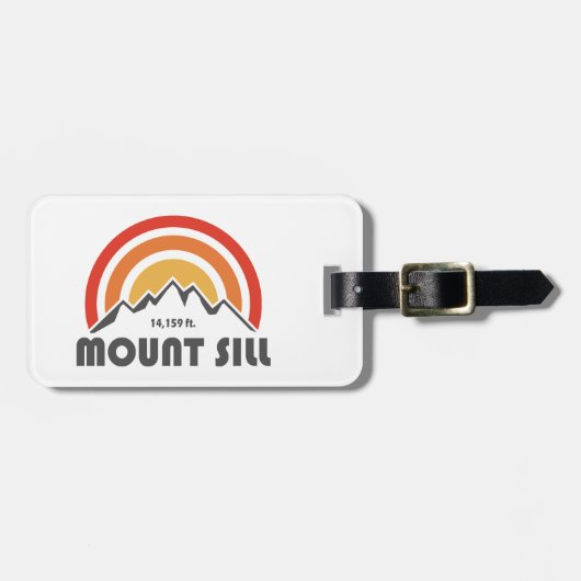 Mount Sill California Bagagelabel (Voorkant horizontaal)