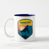 Mount Sill California Sunrise Tweekleurige Koffiemok (Links)