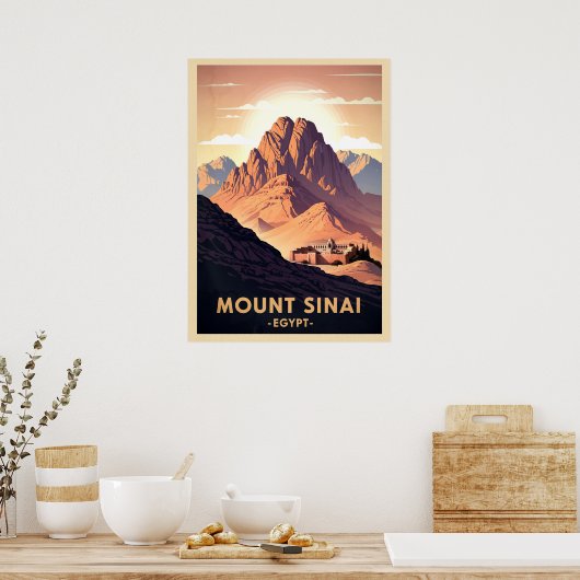 Mount Sinai Egypt V04 Poster (Keuken)