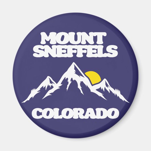 Mount Sneffels Colorado Magneet (Voorkant)
