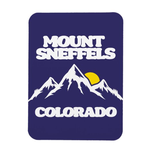 Mount Sneffels Colorado Magneet (Verticaal)