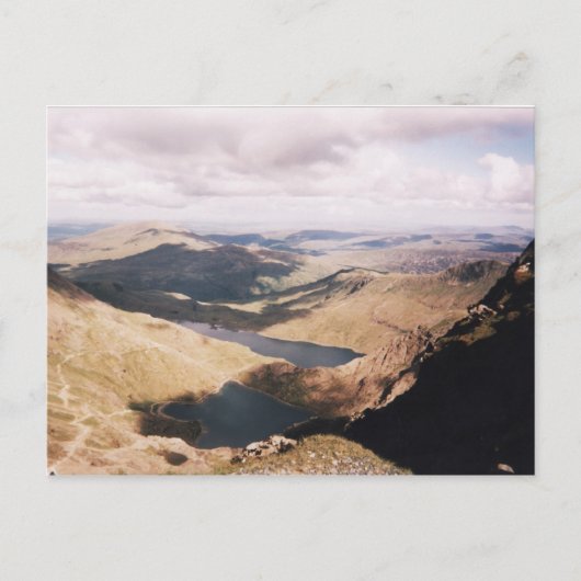 Mount Snowdon Briefkaart (Voorkant)