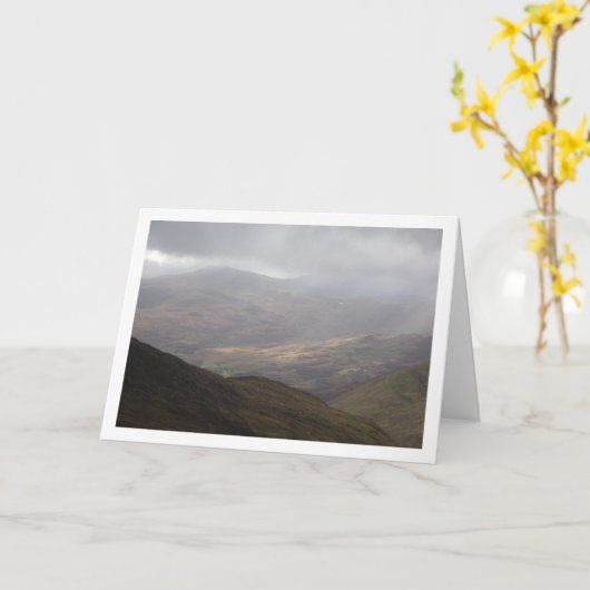 Mount Snowdon Landscape Kaart (Gele Bloem)