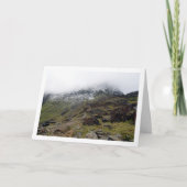 Mount Snowdon-landschap, Snowdonia, Wales, Verenig Kaart (Voorkant)