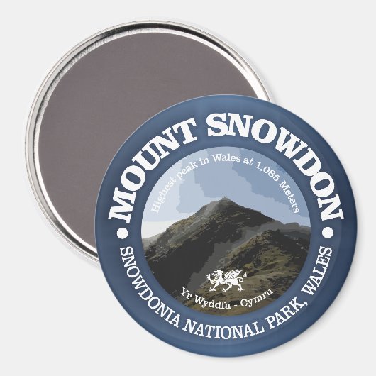 Mount Snowdon Magneet (Voorkant / Achterkant)