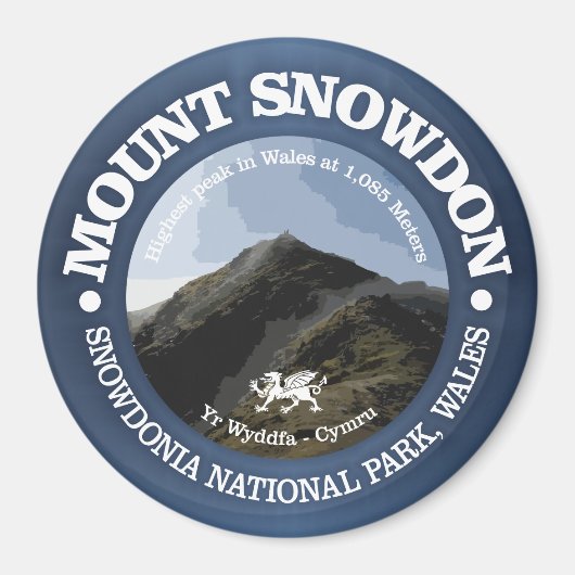 Mount Snowdon Magneet (Voorkant)