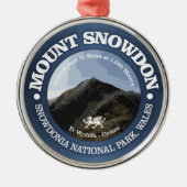 Mount Snowdon Metalen Ornament (Voorkant)