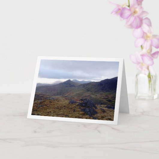 Mount Snowdon, Nationaal park Snowdonia, Welsh Kaart (Orchidee)