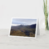 Mount Snowdon, Nationaal park Snowdonia, Welsh Kaart (Voorkant)