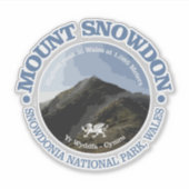 Mount Snowdon Sticker (Voorkant)