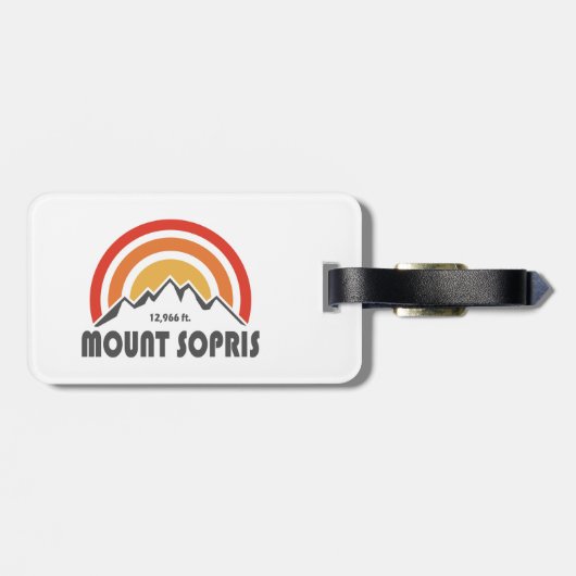Mount Sopris Bagagelabel (Achterkant horizontaal)