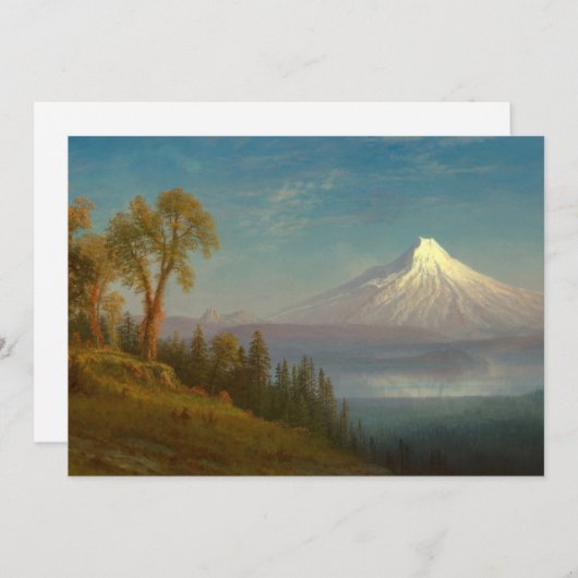 Mount St. Helens | Albert Bierstadt (Voorkant / Achterkant)