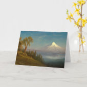 Mount St. Helens | Albert Bierstadt Kaart (Gele Bloem)