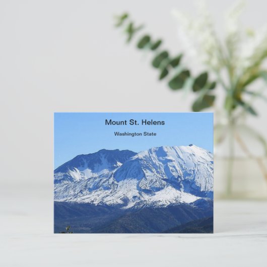 Mount St. Helens briefkaart (Staand voorkant)