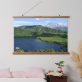 Mount St Helens Coldwater Lake Scenic Landscape Hangend Wandkleed (Slaapkamer)