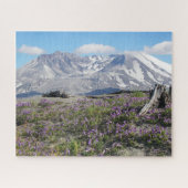 Mount St Helens en Wildflower Landschap Legpuzzel (Horizontaal)