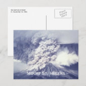 Mount St. Helens Eruption, 18 mei 1980 Briefkaart (Voorkant / Achterkant)