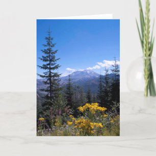 Mount St Helens - Frameable Art Kaart