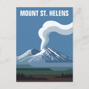 Mount St Helens Nationaal Vulkanisch Monument Briefkaart
