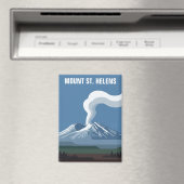 Mount St Helens Nationaal Vulkanisch Monument Magneet (Insitu (Vaatwasser))