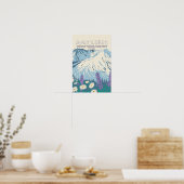 Mount St Helens Nationaal Vulkanisch Monument Retr Poster (Keuken)