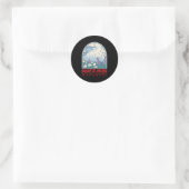 Mount St Helens nationaal vulkanisch monument Ronde Sticker (Tas)