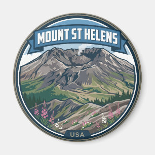 Mount St Helens Nationaal Vulkanisch Monument VS Magneet